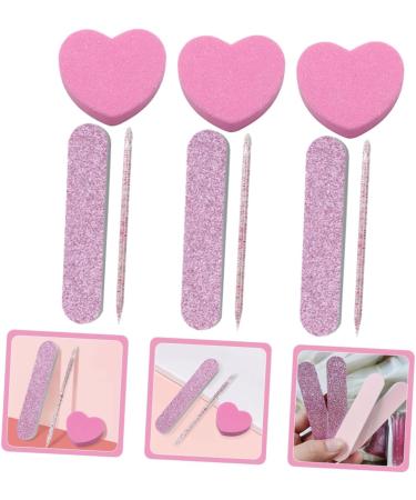 HAPINARY 20 Sets Nail Kit Pedicure Polishing File Nail Shaping Files Manicure Sticks Nail Sticks Nail Art Tools Nail Files Sticks for Nails Nail File Block Nail Art Files Sponge Nail File - Buy Online on GoSupps.com