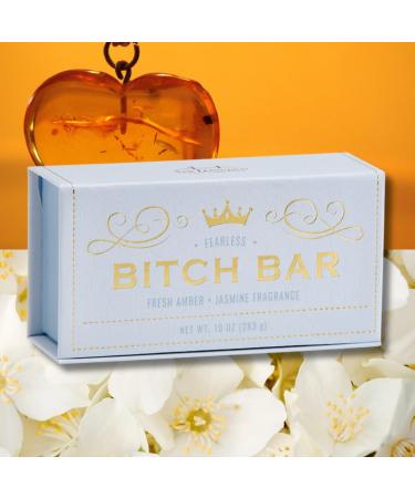 San Francisco Soap Company Btch Bars for Her - 10oz Fresh Amber & Jasmine | Chemical-Free All Skin Types Made in USA | International Shipping Available - Buy Online on GoSupps.com