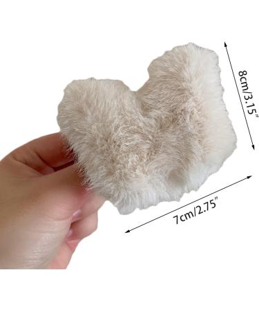 Muloo Butterfly Hair Clip Cute Plush Hair Clips for Thick Hair Grip Hair Clamps for Women Strong Hold Hair Accessories Butterfly Hair Clip Black - Buy Online on GoSupps.com