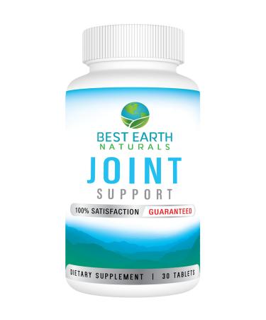 Best Earth Naturals Joint Support- Glucosamine Chondroitin MSM & Special Vitamins & Nutrients for Back Hip & Joint Support - Joint Supplement for Joints Muscle & Flexibility 30 Day Supply