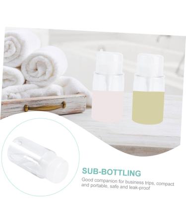 FRCOLOR 9 Pieces Leakproof Travel Containers Lotion Dispenser Pump Travel Bottle for Makeup Remover Dispenser Bottle Makeup Remover Pump Bottle Dosing Bottle Makeup Remover Bottle White - Buy Online on GoSupps.com