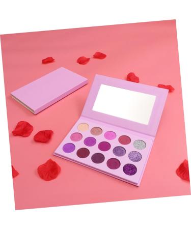 FRCOLOR 15 Glitter Eye Shadow Makeup Palette Cosmetic Eyes Miss Powder 1 count (Pack of 1) Purple - Buy Online on GoSupps.com