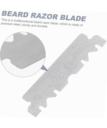 Healeeved 100 Razor Blade Facial Shaver - Stainless Steel Household Razor Blades for Hairdressing & Grooming - Buy Online on GoSupps.com