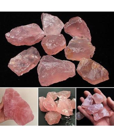 200gNatural Raw Pink Rose Quartz Crystal Rough Stone Specimen Crystal Love Natural Stones and Minerals Fish Tank Stone Crystal Decorations FZUGEDRLI - Buy Online on GoSupps.com