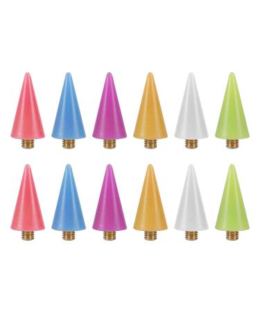 GUIJIALY 12Pieces Replacement Tips Nail Rhinestones Picker for Nail Dotting Pen to Pick Up Nail Gem Jewelry Replacement