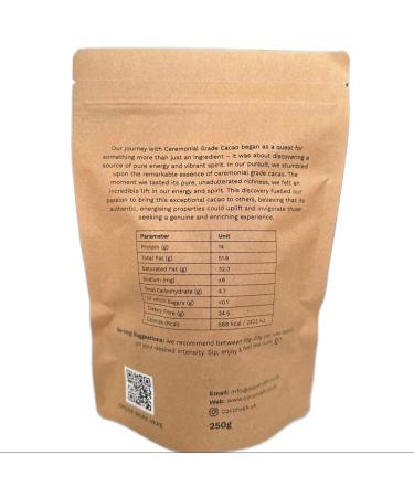 Ceremonial Grade Cacao from Peru pre-chopped - Buy Online on GoSupps.com