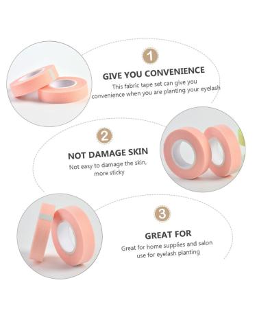 Healeved 5 Rolls Eyelash Tape - Pink Adhesive Fabric for Grafting & Beauty Salon Supplies | 900x1.1cm - Buy Online on GoSupps.com