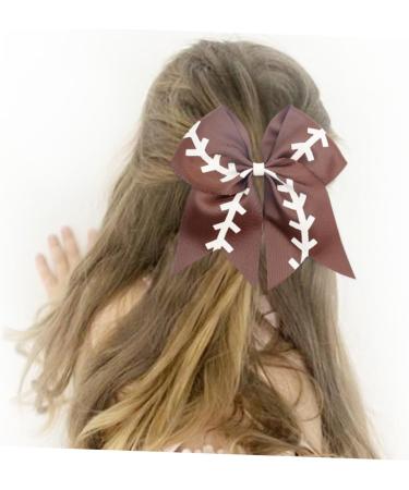 Beatifufu Kids Baseball Bows for Hair Kid Hair Ties Baseball for Kids Hair Clips for Kids Hair Ties for Kids Hair Accessories for Kids Cheerleader Bows Hair Bands Ribbon Woman Girl Ponytail - Buy Online on GoSupps.com