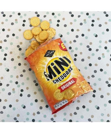 Jacob's Mini Cheddars Original 6 X 23G | Baked with Real Cheese | No artificial colours or flavours | Premium product - Buy Online on GoSupps.com