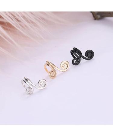 3Pairs Reetuzz Acupuncture Earring Acupressure Slimming Earrings Non Piercing Acupressure Earrings for Weight Loss (3 Pairs) - Buy Online on GoSupps.com
