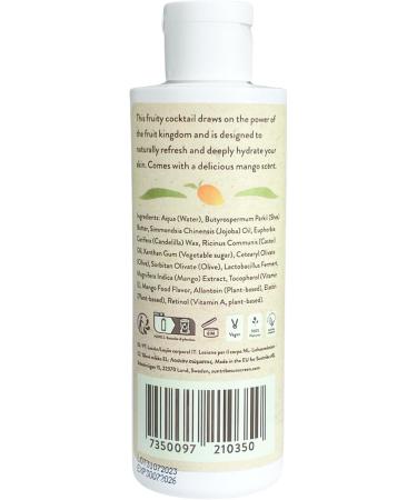 Suntribe Natural Mango Body Lotion / 200ml - 100% Natural Vegan - Revitalizing & Nourishing for a Smooth Feel Against Skin - Gentle Moisturizing Allergen Free - Buy Online on GoSupps.com