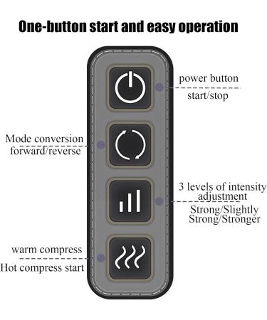 Rkxkj Lumbar Massage Cushion & Shiatsu Neck Pillow | 3 Adjustable Fuel Stages 15-Minute Smart Timer Warm Compress - Relieve Muscle Fatigue - Buy Online on GoSupps.com