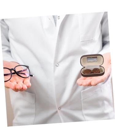 Healeeved Colored Contact Lens Care Kit - 1 Set of Travel Containers for Eye Lenses Cleaning Case & Nearsighted Storage - Plastic Compact Design (9.5x5.5cm) - Buy Online on GoSupps.com