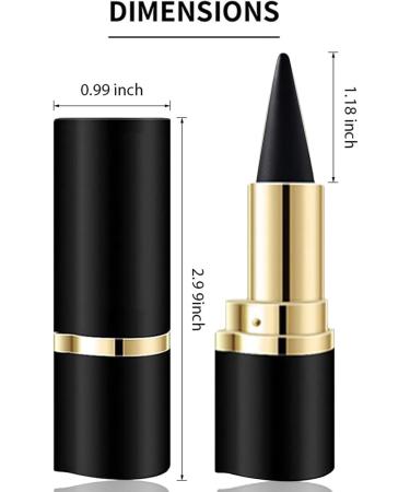  GmwyCzV GmwyCzV 2 Pcs Quick-Drying Matte Eyeliner Waterproof Black Gel Pen Long-Lasting Smudge-Proof Makeup - Buy Online on GoSupps.com