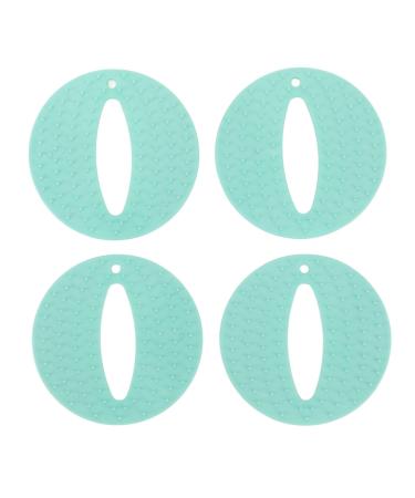 Shot Helper Alleviate Hurt Shot Assist Pads Lightweight 4pcs Easy to Use for Injection for Hospital (Light Green)