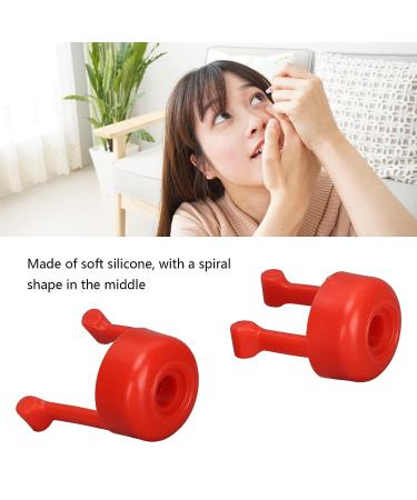 Autodrop Eyedropper Aid - 2 PCS Silicone Portable Eye Drop Guide for Hygienic Application of Eye Ointment and Drops - Buy Online on GoSupps.com