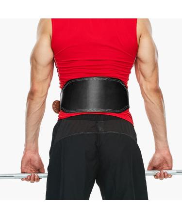 Awagas 14cm Wide Leather Weightlifting Lever Belt - Adjustable Strength Training Belt for Women | Ideal for Deep Squats & Bodybuilding - Buy Online on GoSupps.com