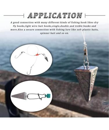 Pyramid Sinkers Fishing Weights Kit - Ocean Saltwater Surf Fishing Tackle Set - 1oz to 8oz Bullet Sinkers - 10pcs - Buy Online on GoSupps.com