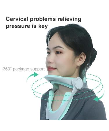 Neck Brace Cervical Collar - Cervical Traction Neck Support | Neck Stretcher Neck Traction Devices Cervical Collar Posture Corrector Adjustable for Neck Discomfort Relief - Buy Online on GoSupps.com