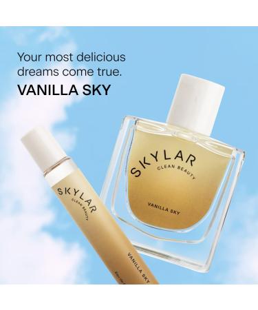 Skylar Vanilla Sky Eau de Parfum -Hypoallergenic & Clean Perfume for Women & Men Vegan & Safe for Sensitive Skin-Notes of Cappuccino Vanilla & Caramelized Cedar - 10mL /0.33 Fl oz - Buy Online on GoSupps.com