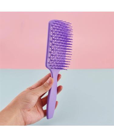 PacuM Combing Brush for Men and Women Hair Combs Massage Combs Scalp Massage Combs Curling Brushes Women's Men's Salon Barber Tools Styling Tools Barber Comb Comb for Curly Hair Comb (Color : Purple - Buy Online on GoSupps.com