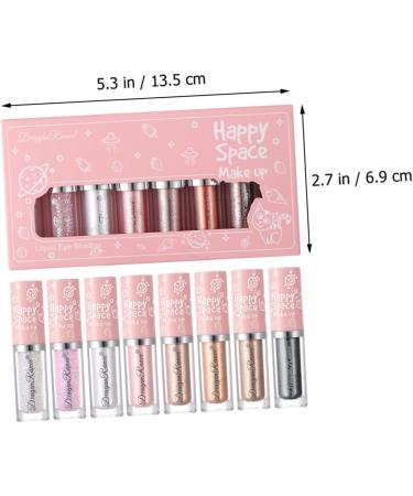 VINTORKY 8pcs Eye Shadow Eye Makeup Accessories Glitter Eye Makeup Pigmented Makeup Pallet Liquid Eyeshadow - Buy Online on GoSupps.com