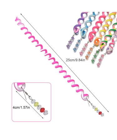 SwirlColor 6-Piece Colorful Rhinestone Hair Accessories for Girls & Women - Stylish Headbands & Braiding Aids - Buy Online on GoSupps.com