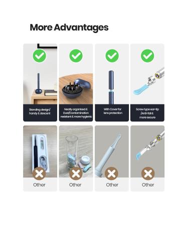 Layhou HD Wireless WiFi Ear Scoop - Endoscopic Ear Picker & Wax Removal Tool for Children - Buy Online on GoSupps.com