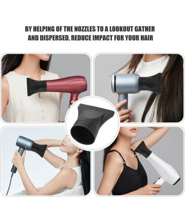 Mikinona 4pcs Hair Dryer Accessories Hair Dryer Replacement Parts Hair Dryer Nozzle Dryer Parts Black Plastic - Buy Online on GoSupps.com