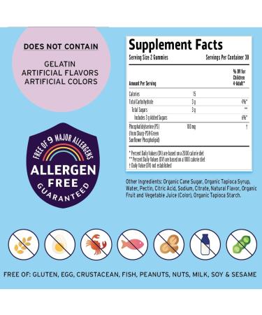 Vitamin Friends Focus Vegan Gummies - 60 Berry Pectin Gummies for Enhanced Concentration - Buy Online on GoSupps.com