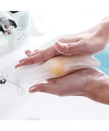 SUPVOX 10-Pack Soap Bags for Soap Remnants | Peeling & Massage | Ideal for Bath & Shower - Buy Online on GoSupps.com