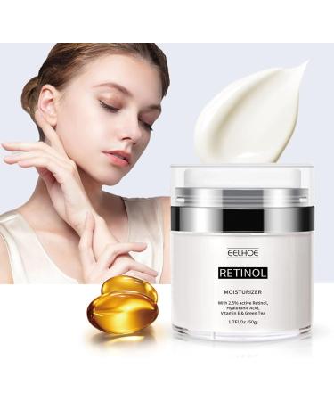  Utapossin 50g Moisturizing Face Cream Anti-aging Retinol Cream Anti-wrinkle Day Cream Rejuvenating and Ultra-Hydrating Face Cream for Firming & Brightening Face Neck and Skin - Buy Online on GoSupps.com