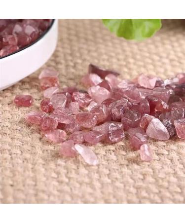 Natural Crystal Rough Specimen 200g 7mm-12mm Natural Red Strawberry Gravel Crystal Stones for fengshui CraftsStone Crystal - Buy Online on GoSupps.com