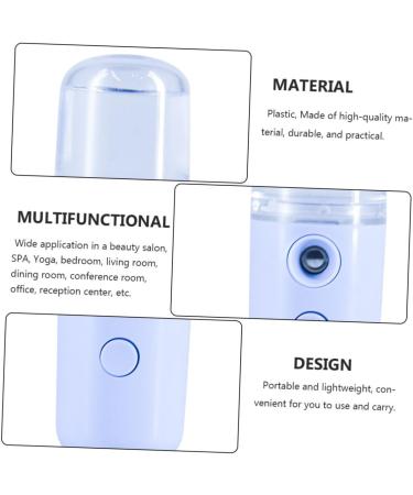 Baluue 1pc Portable Humidifier Handy Mist Sprayer Air Mister for Essential Oils Air Diffuser Blue Plastic 14.5X4CM - Buy Online on GoSupps.com