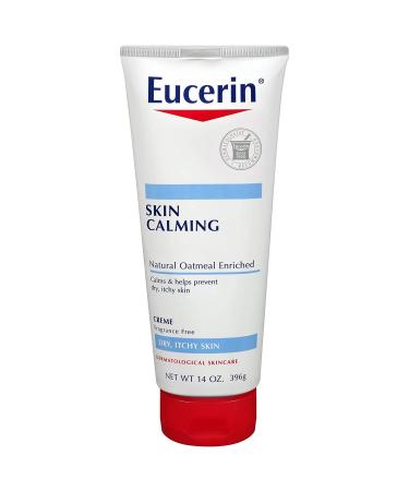 Eucerin Creme Skin Calming 14 Ounce Tube (Fragrance-Free) (414ml) (6 Pack)
