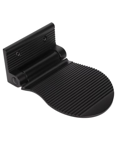 Gernie Shaving Pedestal Foot Stand - Alloy Shoe Shine & Foot Rub Brush Holder (Black) | International Shipping Available - Buy Online on GoSupps.com