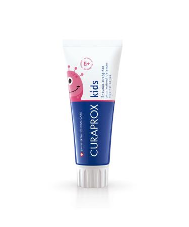 Curaprox Children's Toothpaste Watermelon 60ml - Fresh & Fruity Watermelon Flavoured Toothpaste for Kids 6 Years + Clear Watermelon 60 ml (Pack of 1) - Buy Online on GoSupps.com