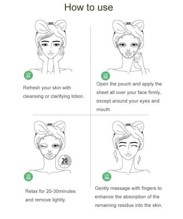 Farmstay Korean Green Tea Seed Hydration Facial Mask Sheet - Pack of 10 | Soothing & Hydrating for Dry Dull Skin - International Shipping Available - Buy Online on GoSupps.com