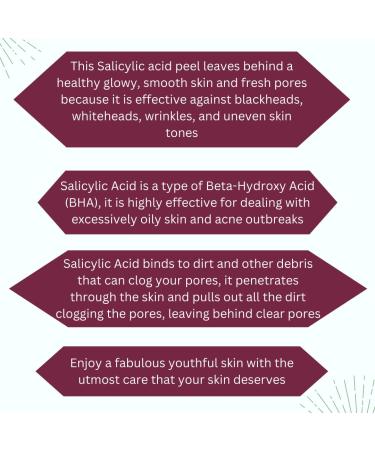 Salicylic Acid 15% Chemical Peel - BHA for Acne Blackheads & Anti-Aging | 1oz International Shipping - Buy Online on GoSupps.com