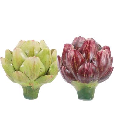HOMSFOU 10 Pcs Artichoke Artificial Flower House Decorations for Home Plant Decor Household Decor Faux Artichokes Botanical Decor Home Decor Silk Flower Fake Vegetables Artificial Flowers - Buy Online on GoSupps.com