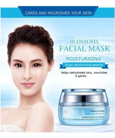 BIOAQUA HO Hyalo-Oligo Essence Dual Recovery Active Abundant Water Skin Cream Moisturizing 50g - Buy Online on GoSupps.com