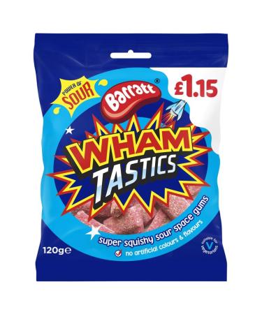 Barratts Sweets 12 Bags (Barrats Whamtastics 12x120g)