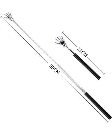 BiAnYC 2-Piece Extendable Back Scratcher - Portable Telescopic Massager for Itching Relief | Creative Gift | Adjustable 21-59 cm - Buy Online on GoSupps.com