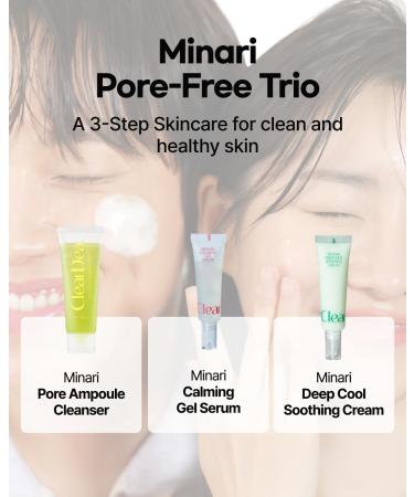 ClearDea Minari Ampoule Cleanser Duo for Face K-Beauty Korean Water Parsley & Kakadu Plum Extracts Hydrating & Gentle Daily Facial Cleanser 70ml*2ea/2.36 oz * 2ea - Buy Online on GoSupps.com