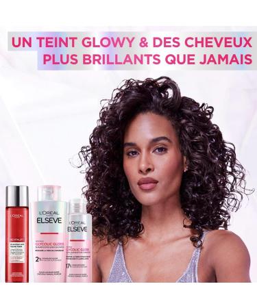 L Or al Paris - Routine Soin Visage et Soin Capillaire - Acide Glycolique - Shampooing + Soin Lamination + Peeling Lissant & Exfoliant - Elseve Glycolic Gloss - L'Or al Paris Revitalift Shampooing+ Soin Lamination + Peeling Toner - Buy Online on GoSupps.com