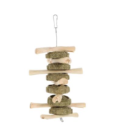 BESPORTBLE Pet Teething Treat Wooden Oral Chewing Playthings Bunny Chewing Playthings