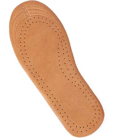 COHEALI Leather Shoe Insoles - 1 Pair Size S | Cushion Pads for Feet Care & Comfort in Shoes - Buy Online on GoSupps.com