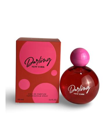 DARLING New York Women's Eau de Parfum 3.4 Fl Oz Red Currant Mandarin Orange Raspberry