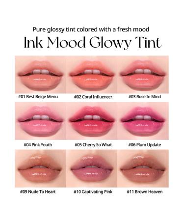 Peripera Ink Mood Glowy Tint - Lip-Plumping & Moisturizing - Brown Heaven - Buy Online on GoSupps.com