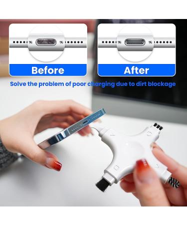 CODOGOY iPhone Cleaning Kit Port Cleaner Repair & Restore Tool Soft Brush Cleaning Tool Fit for All Devices - Buy Online on GoSupps.com